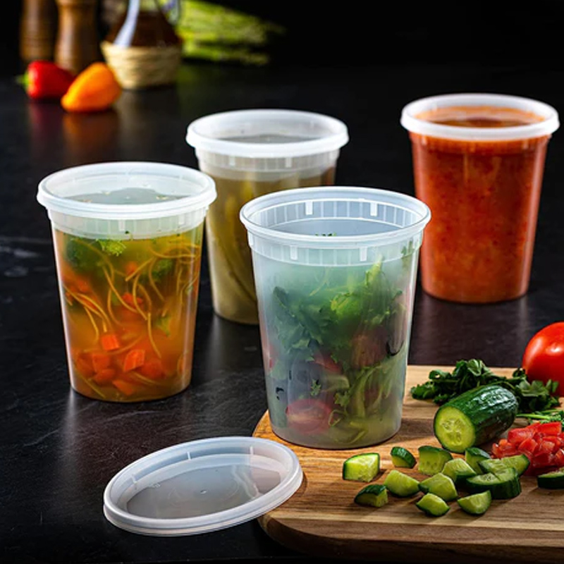 Meal Prep Freezer - Food Storage Containers with Lids Freezer