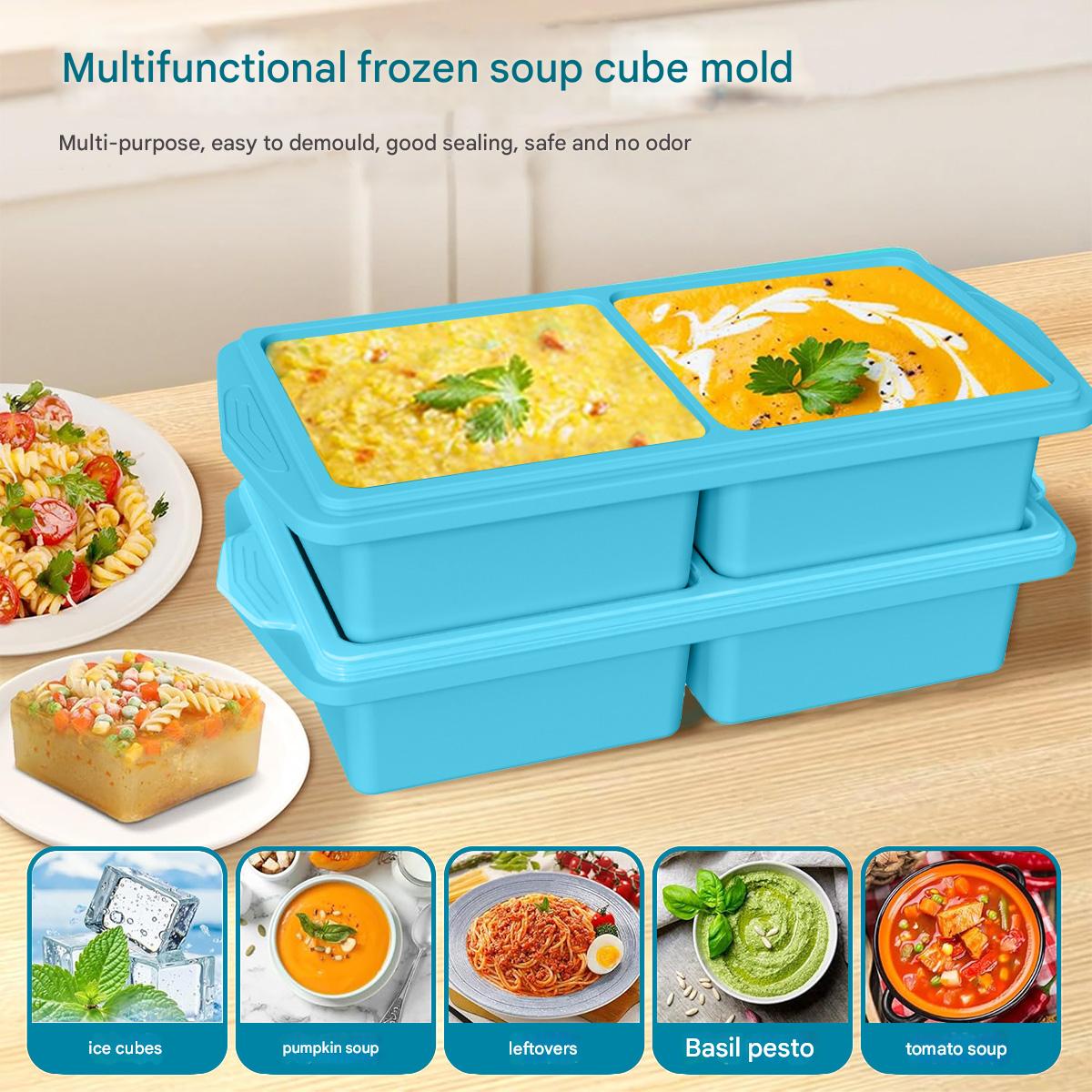 Large Silicone Ice Cube Mold w - огляд і ціна Meal Prep Freezer