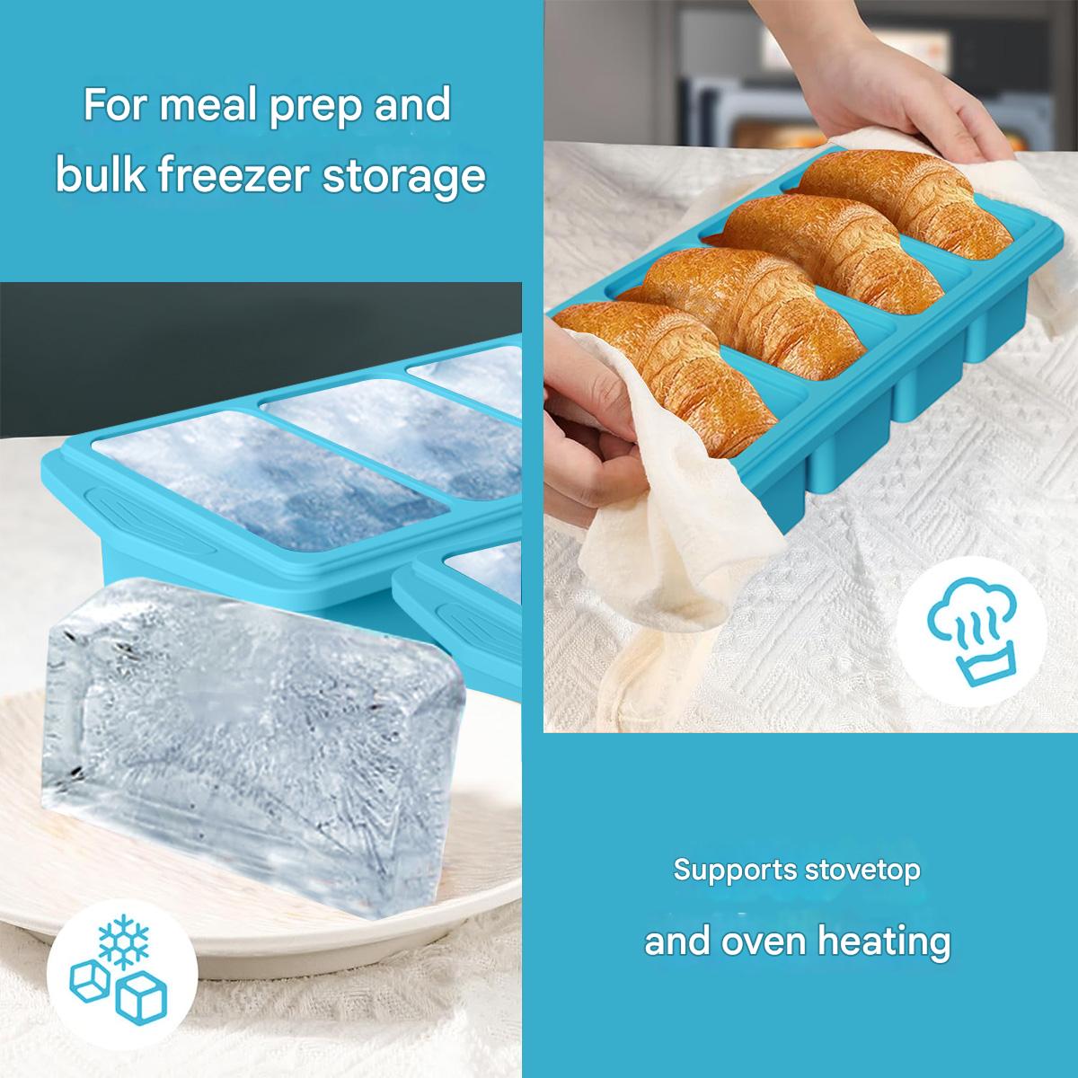 Large Silicone Ice Cube Mold w - огляд і ціна Meal Prep Freezer