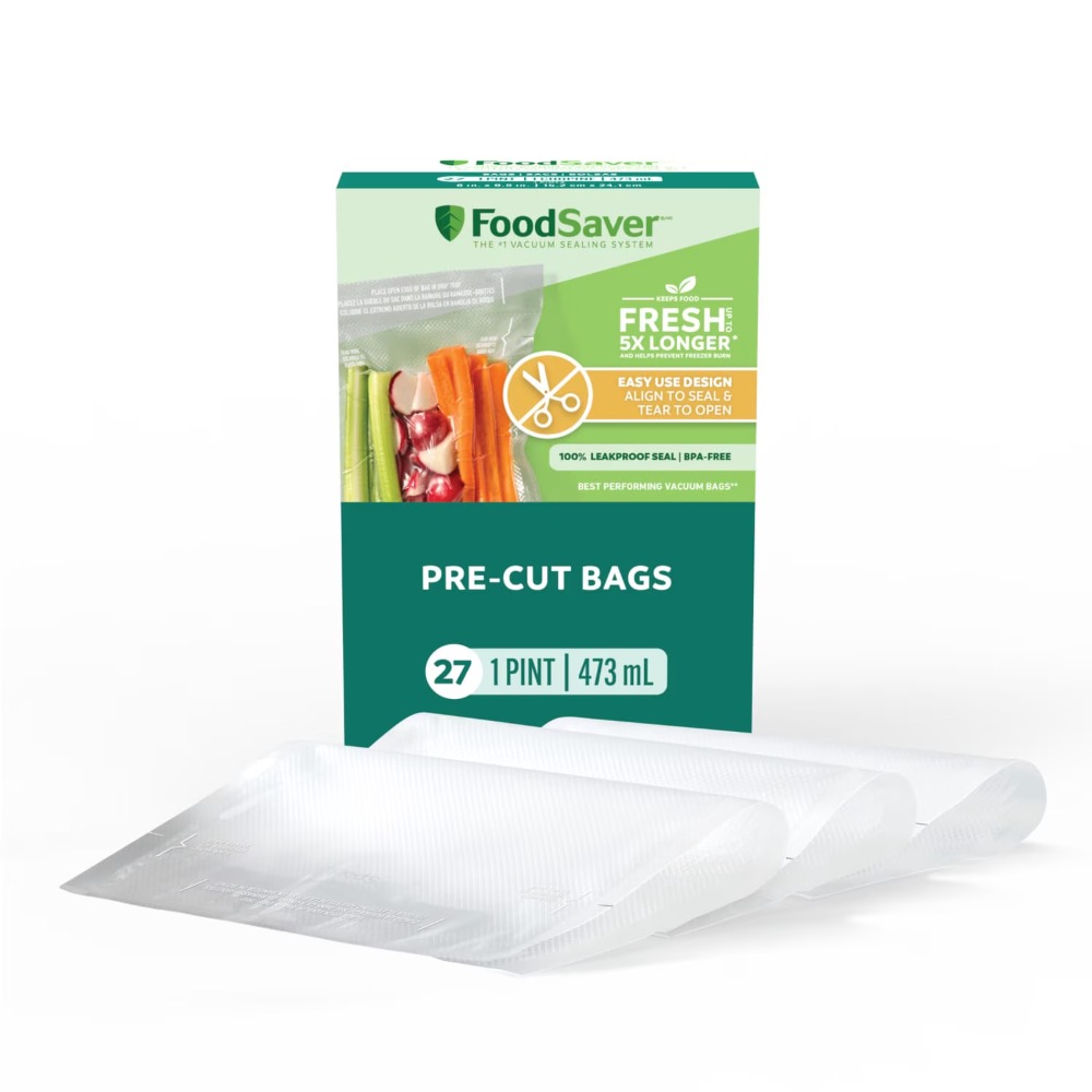 FoodSaver Pint Vacuum Seal Bag - огляд і ціна Meal Prep Freezer