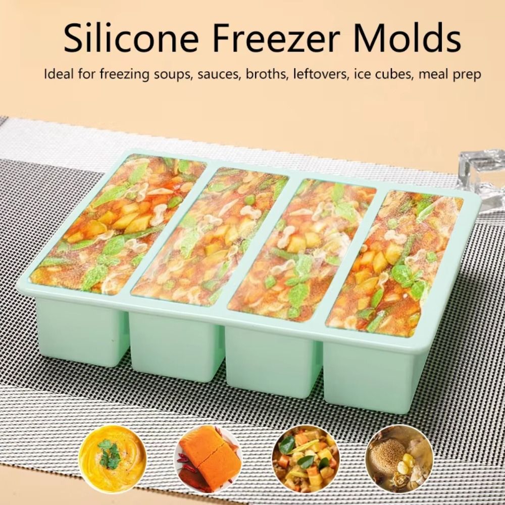 New 4 Grids Giant Storage For  - огляд і ціна Meal Prep Freezer