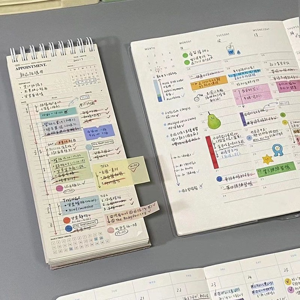 Japanese Style Spiral Desk Cal - огляд і ціна Meal Plan Notepad