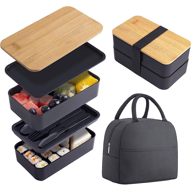 Stackable Bento Box with Utens - огляд і ціна Meal Prep Rezepte