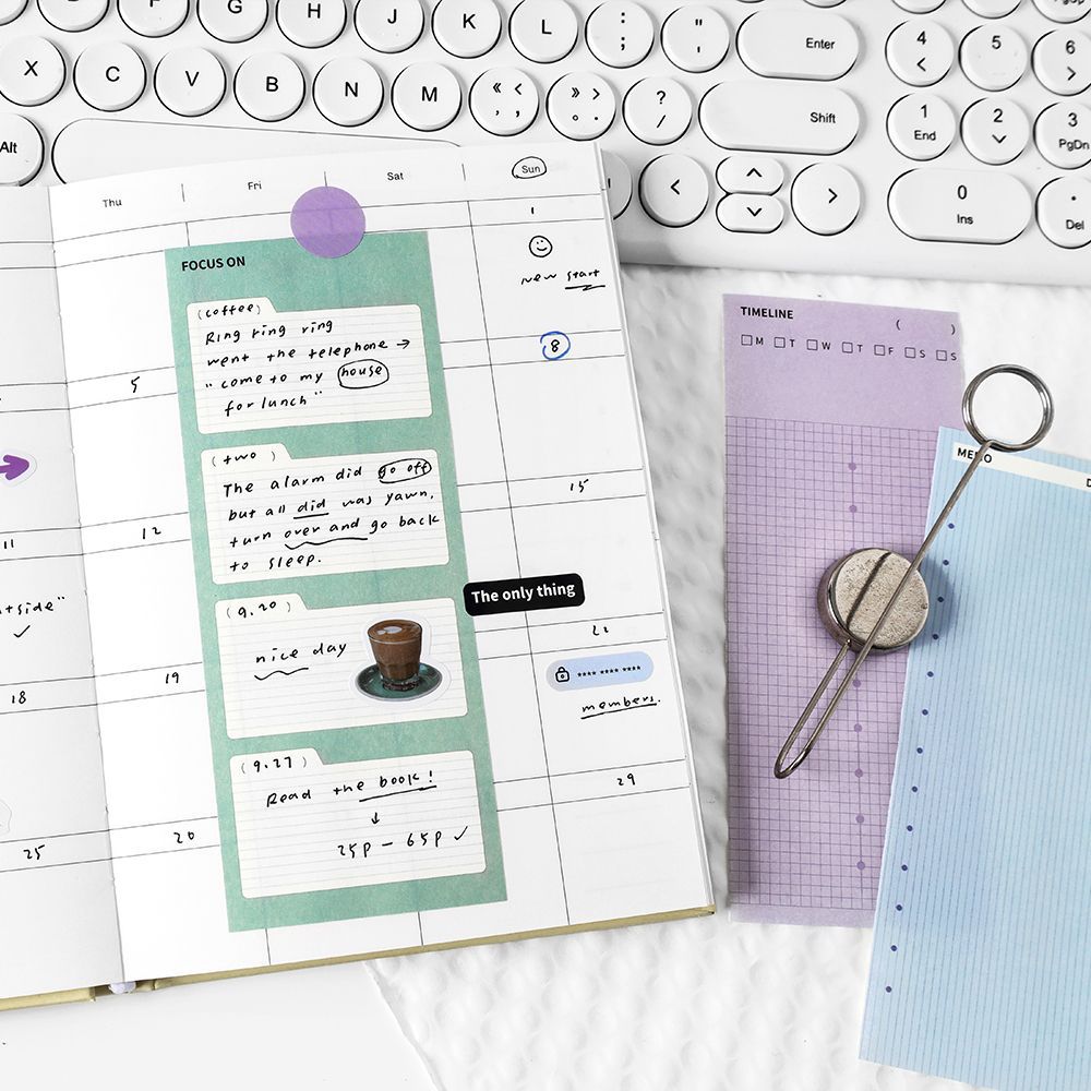 80sheets Sticky Notes, Life Pr - огляд і ціна Meal Plan Notepad