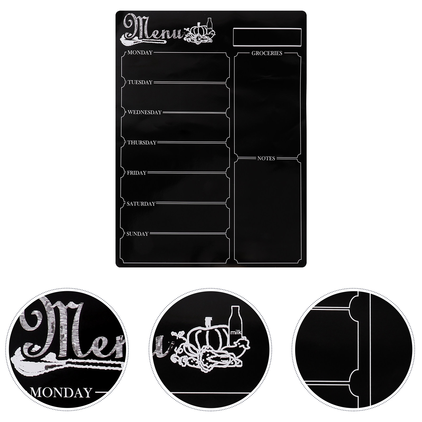 Magnetic Refrigerator Meal Pla - огляд і ціна Meal Plan Notepad