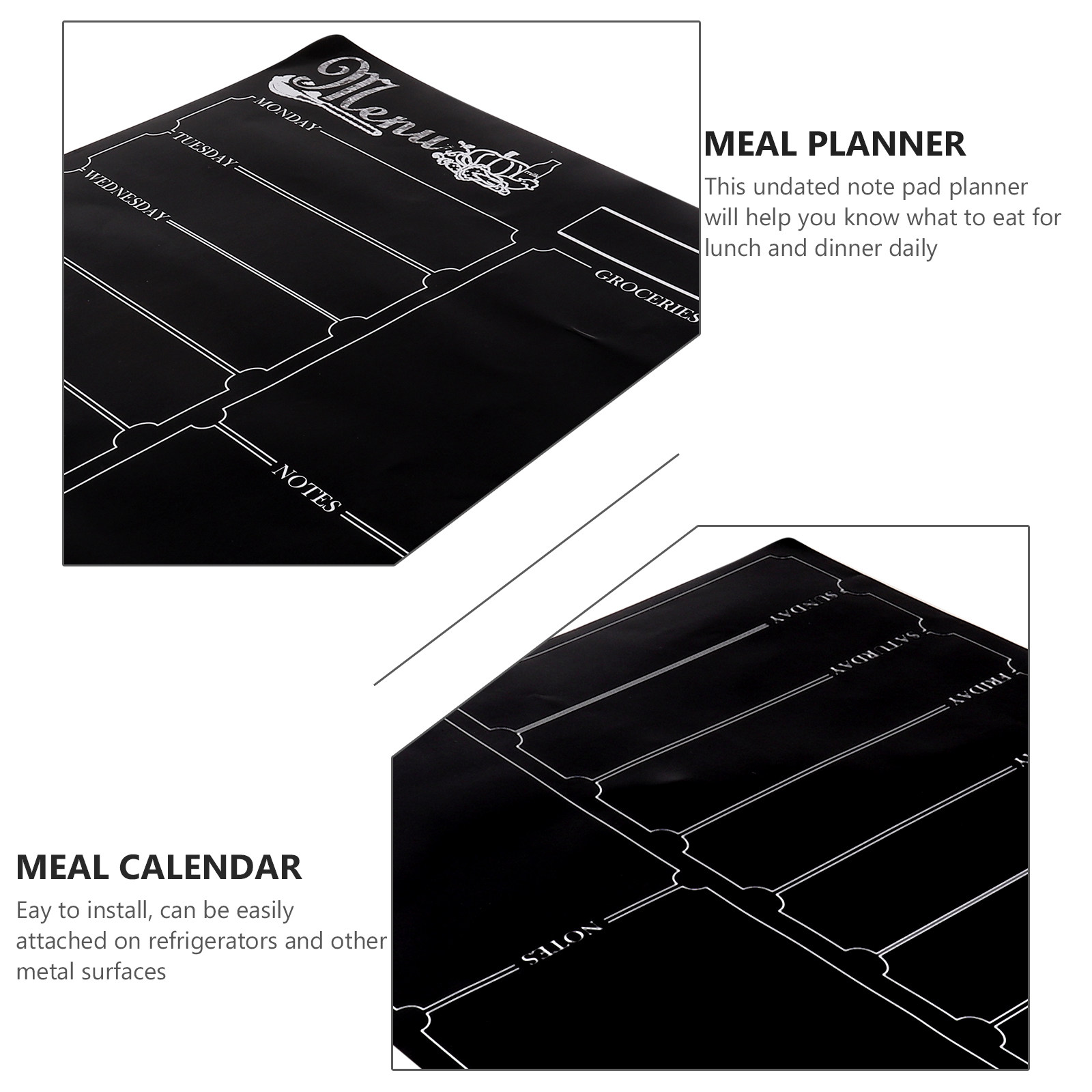 Magnetic Refrigerator Meal Pla - огляд і ціна Meal Plan Notepad