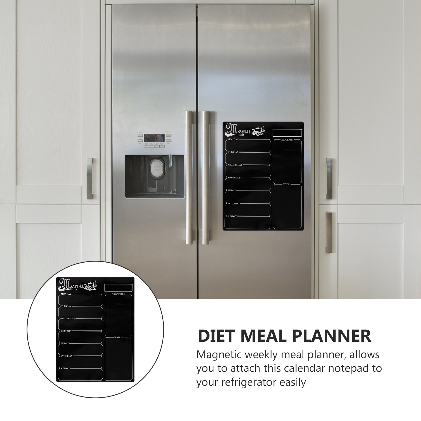 Magnetic Refrigerator Meal Pla - огляд і ціна Meal Plan Notepad