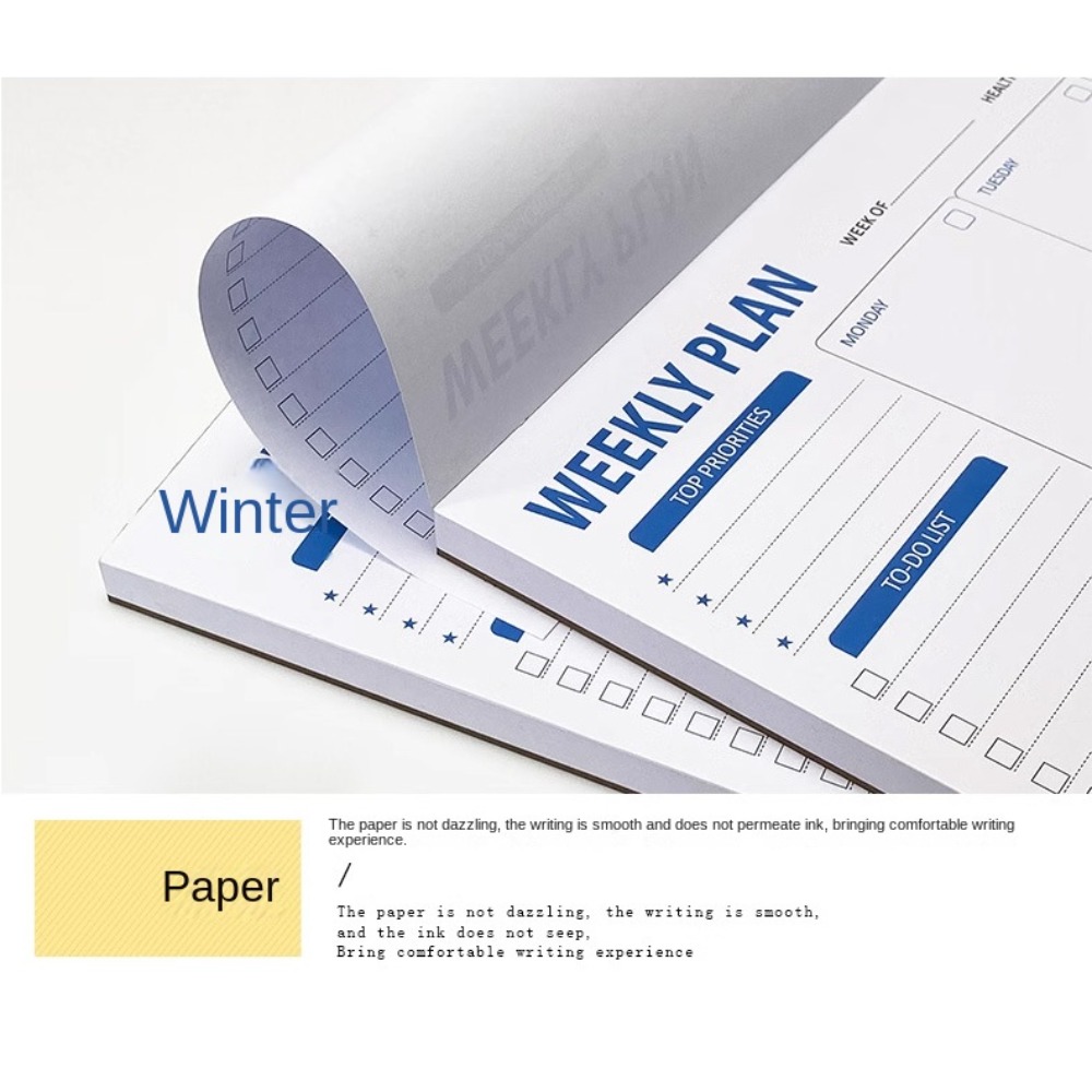 Wide To Do Planner Weekly Plan - огляд і ціна Meal Plan Notepad