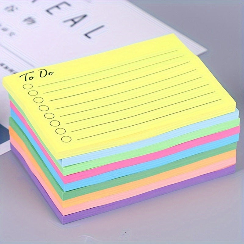 Fluorescent Post-it Notes Mult - огляд і ціна Meal Plan Notepad