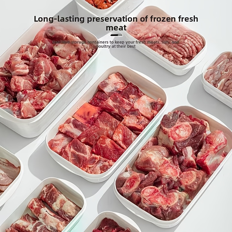 10Pcs Reusable Stackable Food  - огляд і ціна Meal Prep Freezer